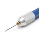Blue Hand Drill with 21PCS Twist Number Drill Hold 0.3-1mm Pen Punch Tool CFT