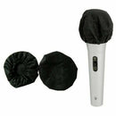 100Pcs/Set Black Disposable Sanitary Microphone Full Covers for Karaoke USB Mic