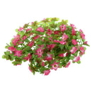 2 x Artificial Narcissus Wall Hanging Silk Flower Vine In/outdoor Decor Pink