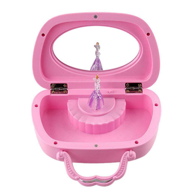 Creative Rotating Dancing Ballet Girl Music Box Girl Birthdfay Gifts Pink
