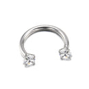 Fashion Crystal Rings Nose Lip Eyebrow Nipple Ear Belly Ring Piercing Jewelry TR