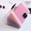 2xPortable A6 13-Pocket Expanding File Folder Travel for Receipts Cards