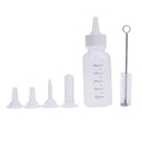 6pcs Puppy Kitten Feeding Bottle Pet Dog Cat Nursing Water Milk Feeder Kit A