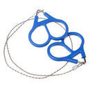 Survival Gear Camping Emergency Ring Scroll Hiking Travel Outdoor Chain Wire Saw