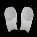2 Silicone Gel Bunion Toe Protector Straightener Corrector Spreader Splint Pads