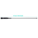 NL-R2 PL259 Male UHF VHF Dual Band 144/430MHz Mobile Antenna 41cm