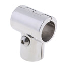 316 Stainless Steel 90 Degree Boat Deck Handrail Rail Tee Fitting 3 Way Elbow