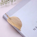 School Stationery Festival Gift Metal Bookmarks for Books Cartoon Leaf Offi E3V5