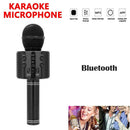 Bluetooth Karaoke Microphone Wireless Speaker Handheld Studio Mic (Black)