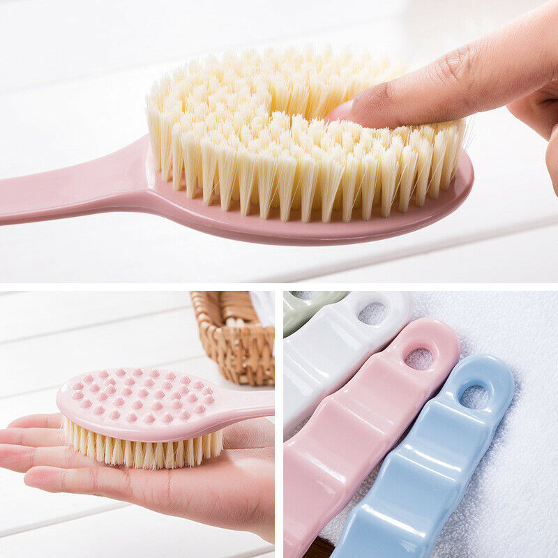 Bath Brush Long Handle Scrubber Skin Massage Brush Feet Rubbing Body Brush  Y4B3