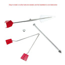 Reflective Wind Indicator Meter Instrument for Dinghy Sailboat, Marine Accessory
