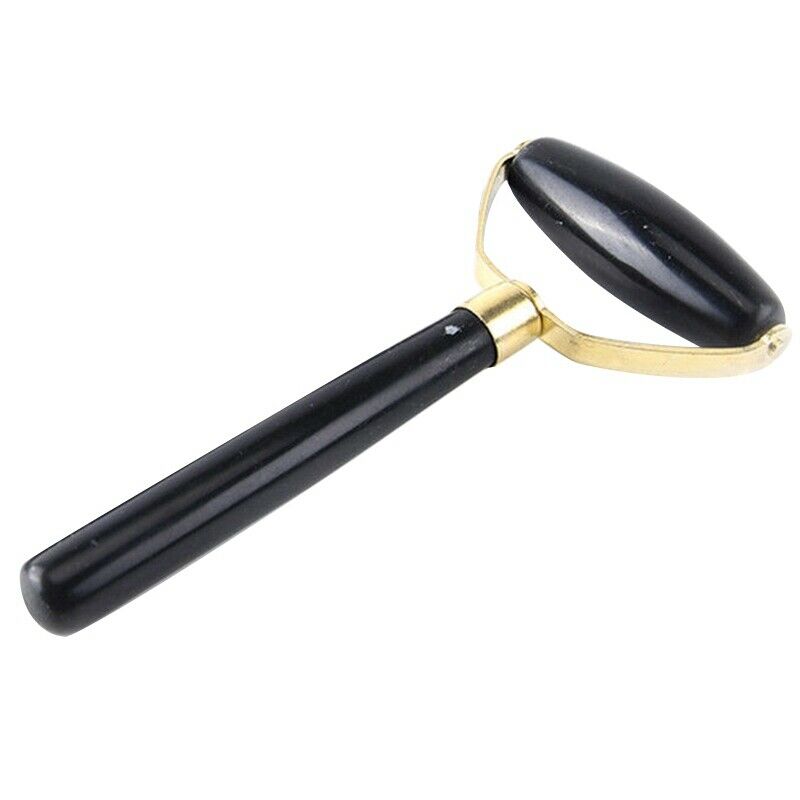 New Natural Obsidian Quartz Face Massage Roller Practical Jade Facial Anti  F5E6