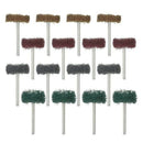 80Pcs/Set Mini Brush Scouring Pad Abrasive Wheel Grinding Sanding Head Buff Y6Q3