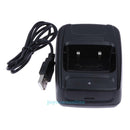 1PC Li-ion Radio Battery Charger 100-240v USB for Baofeng BF-888S Retevis H777