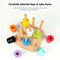 Early Education Column Blocks Puzzle Shapes Stacking Enlightenment Toys
