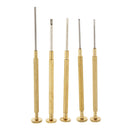 5Pcs 0.8mm-1.6mm Watch Glasses Flat  Screwdriver Repair Tools Set