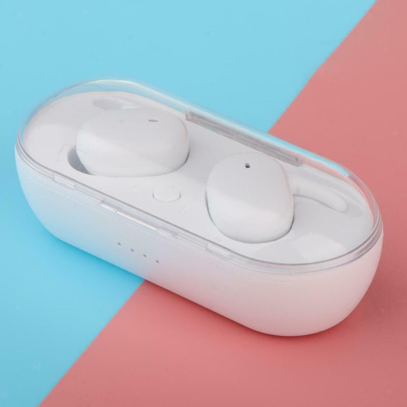 2 Pieces Bluetooth 5.0 Wireless Earbuds With Wireless Charging Case 8D Stereo