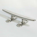 8 inch 200mm Boat Stainless Steel Dock Cleat Open Base Low Flat Polished