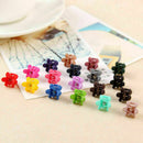 10X Small Plastic Flower Hair Clips Hairpin For Kids Girls Clamps Claws New B2R2