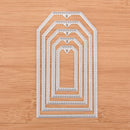 Long box Metal DIY Cutting Dies Stencil Scrapbook Album Paper Card Emboss gxSJTO