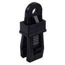 Outdoor Awning Tarp Tent Tighten Clip Clamp Tools with D-Shape Buckle Carabiner