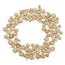 100pcs Mix Size Wood Plum Blossoms Flower Button DIY Sewing Scrapbook Decor A