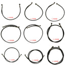 180cm Universal Rubber Motorcycle Brake Clutch Line Hose With Spring