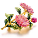 Cute Daisy Flower Brooch Brooch Enamel Pins For Women Men Clothes Corsage W