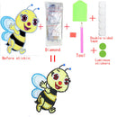 DIY Bee Diamond Painting Luminous Switch Stickers Outlet Wall Decals Decor