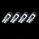 2Pieces 194 T10 DC12V LED Bulb Wedge License Plate Light for Motorbike Red