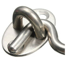 Stainless Steel Heavy Duty Cabin Hook and Eye Lock for ShedÃ¯Â¼Å’Gate or Garage  E8X9