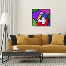 Abstract Numbers 5D Full Round Drill Diamond Painting Cross Stitch Mosaic