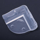 Corner protection, soft plastic, clear, 4 pieces C9S4