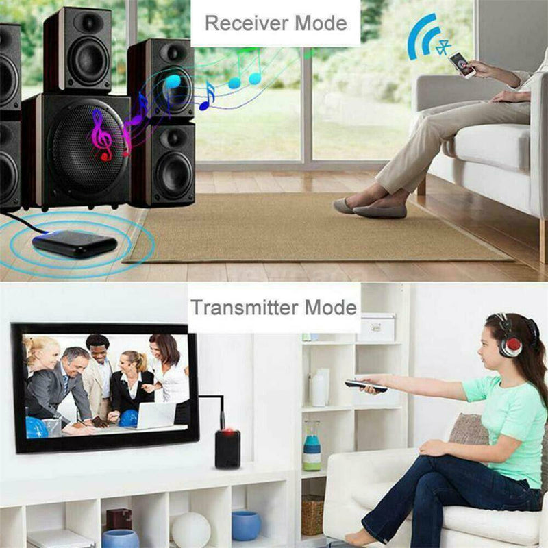 Wireless Bluetooth 5.0 Transmitter Receiver 2 IN 1 3.5mm Audio