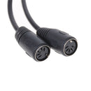 1x 50cm 5 Pin MIDI DIN Y Splitter Cable Adapter 1 Male Plug to 2 Female SocketLJ