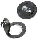 Gas Tank Door Locking Fuel Filler Door Cover for JK Jeep Wrangler 2007-2018