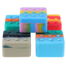 50ml Non Stick Stackable Jar Silicone Wax Containers Square container SilicoFT