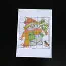 1 set Printed Christmas snowman 11 CT DIY needle and thread Cross Stitch we