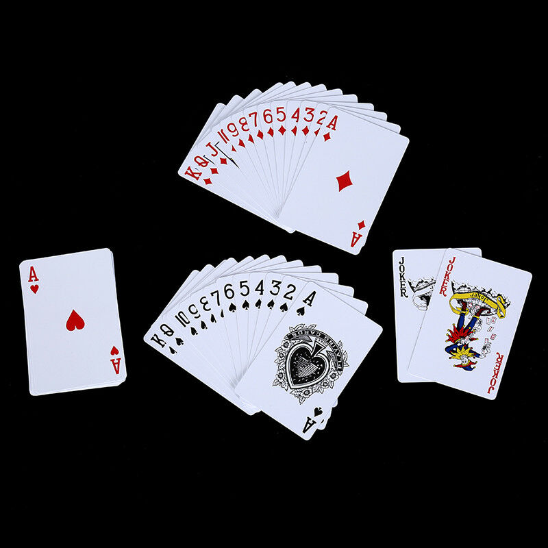 Cards Waterproof Durable Pvc Plastic Playing Cards Novelty  Card Gw