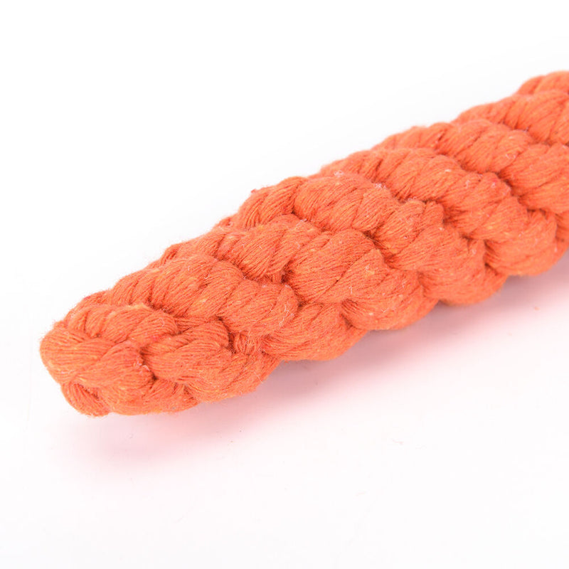 pet dog durable carrots knot for small and large dogs trainging chew toys FU