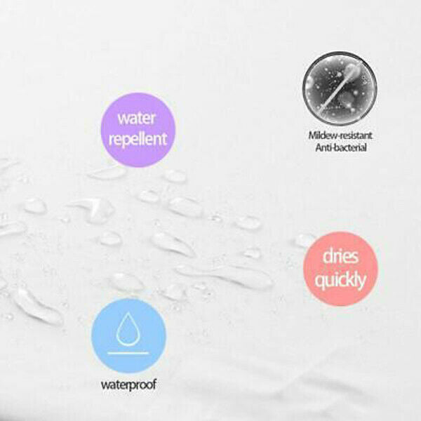 180Cmx180Cm Green Leaf Shower Curtain Watercolor Plant Leaves Floral Bath D