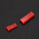 300Pcs (50set) 2.54mm JST SYP 2-Pin Female & Male Red Plug Housing Crimp Te