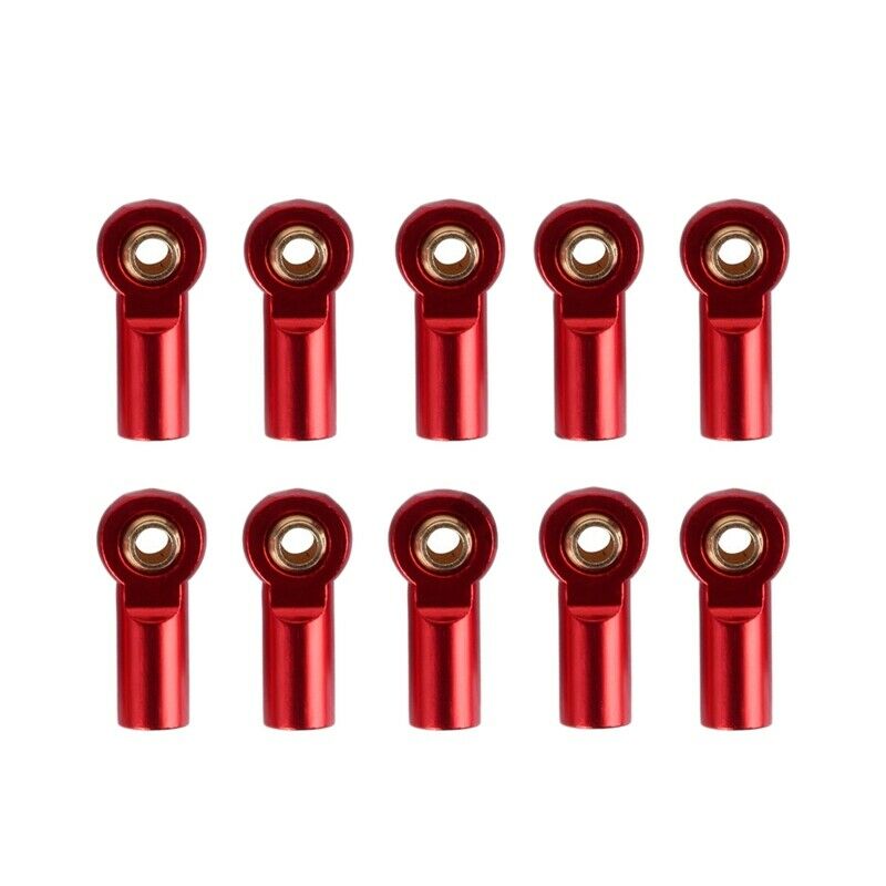 10Pcs M3 Ball Joint Link Bar Rod Seals Ball Head Tie Rod End For 1/10 Rc Tr B7W4