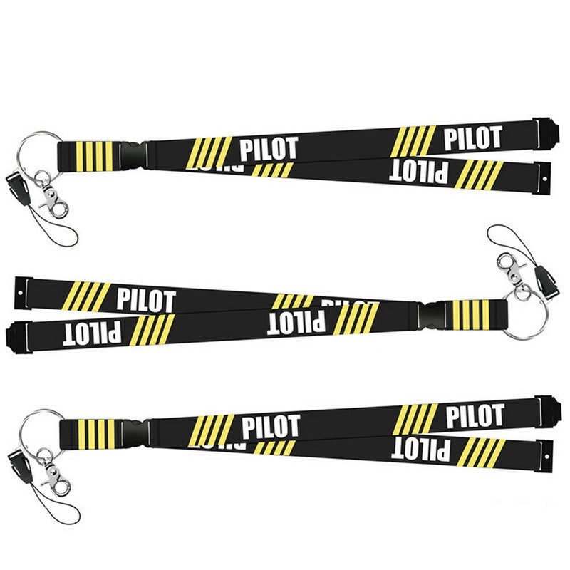 remove before flight fashion pilot lanyards for key neck strap id card badge*LJ
