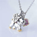 Lovely Elephant Shape Rhinestone Pendant Women's Necklace Jewelry Gift for Girl