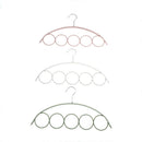 Shawl Scarf Hanger Belt Tie 5 Ring Rack Organizer Holder Hook Display Hanger 3c