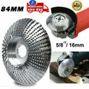 84mm Carbide Wood Sanding Carving Shaping Disc For Angle Grinder Grinding Whe OZ