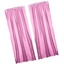 100x200cm Modern Window Panel Curtain Valance Door Kids Bedroom Divider Pink