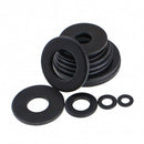 Qty 50 - M6*12*1.2mm High Tensile 8 Black Oxide Flat Washers Fit Bolts & Screws