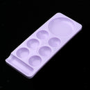 Plastic Nail Art Makeup Mixing Tray Palette Eyeshadow Pigment Ink Blending